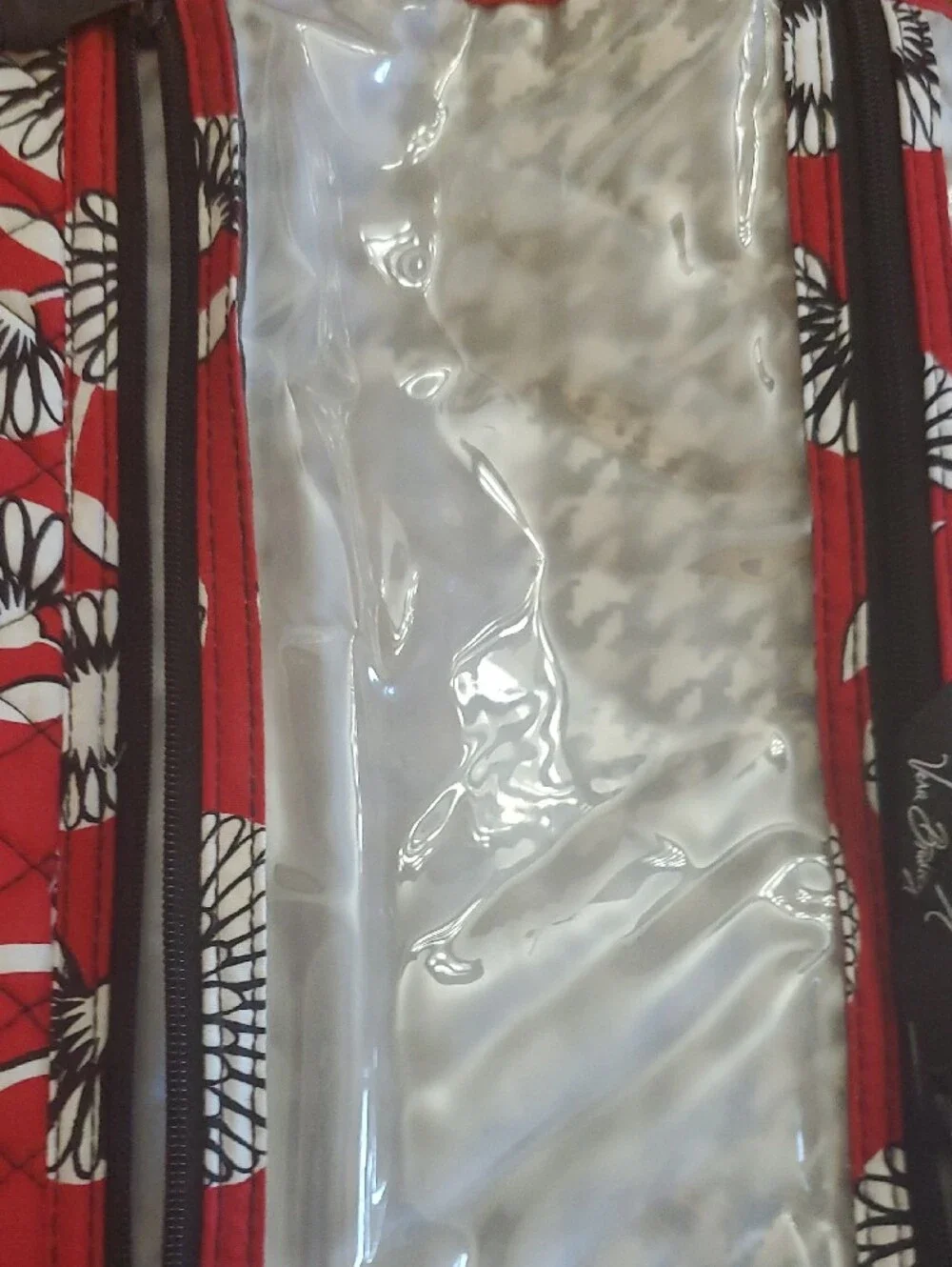 Vera Bradley ♥️ Makeup Organizer Red Floral Hook with lots of compartments
